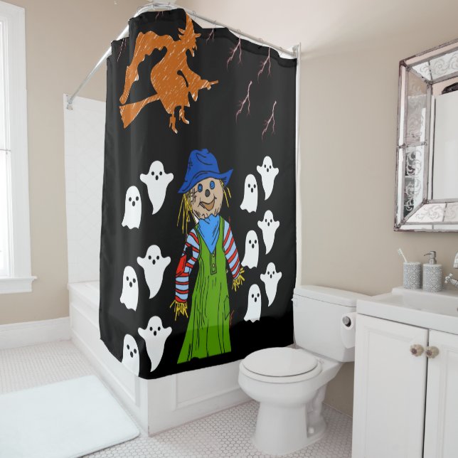 Shower curtain Halloween (In Situ)
