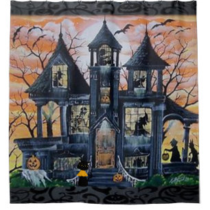 Shower Curtain Halloween