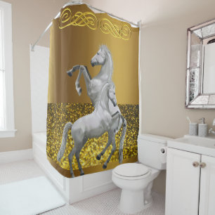 Shower Curtain Horse