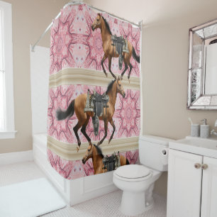 Shower Curtain Horses