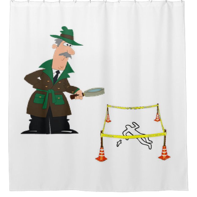 Shower Curtain Investigator (Front)