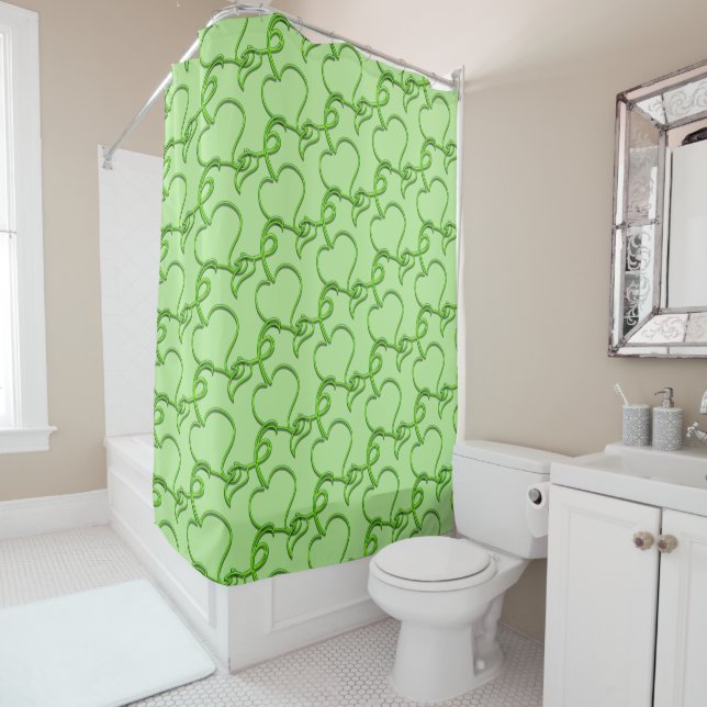 Shower Curtain - Ivy Leaves (In Situ)