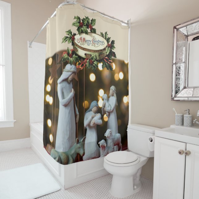 Shower Curtain Jesus (In Situ)