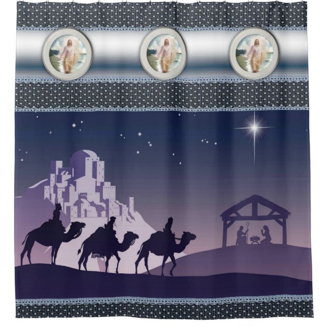 Shower Curtain Jseus (Front)