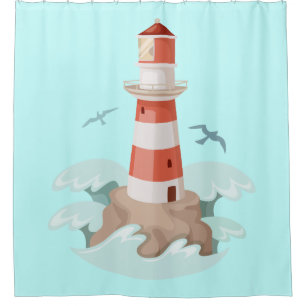 Shower Curtain/Lighthouse Curtain