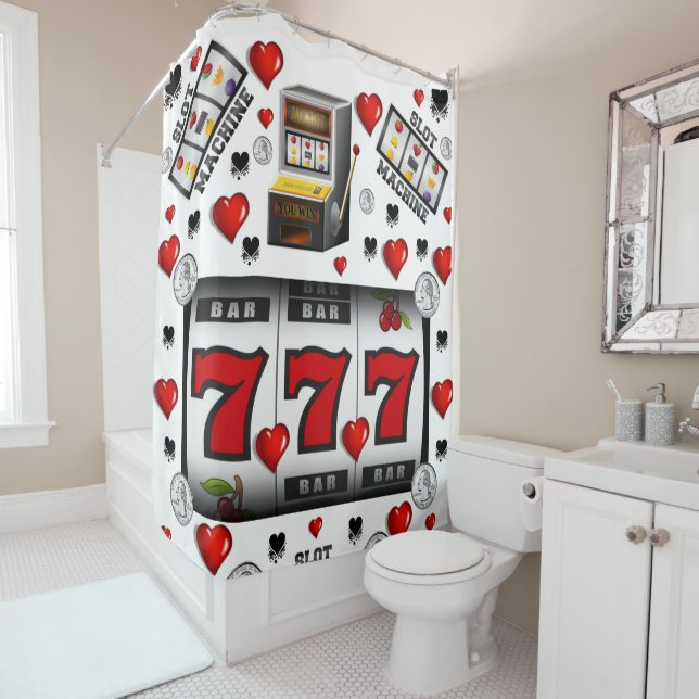 Shower Curtain Lucky 777's (In Situ)