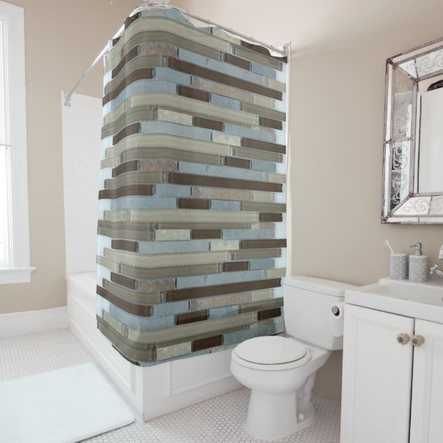 Shower Curtain Mosaic (In Situ)