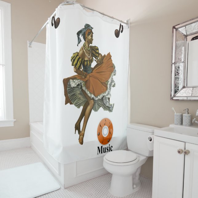 Shower curtain Music (In Situ)