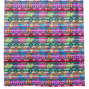 Shower Curtain/Native American Print Shower Curtain
