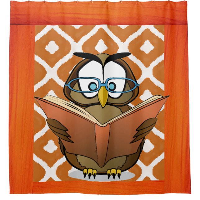 Shower Curtain Owl (Front)