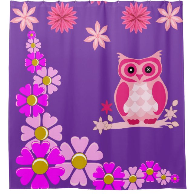 Shower Curtain Owl (Front)