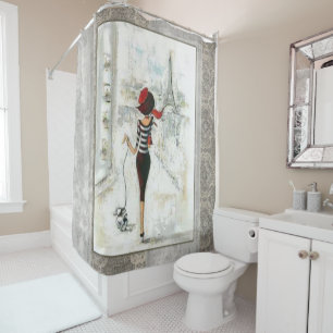 Shower Curtain Paris France