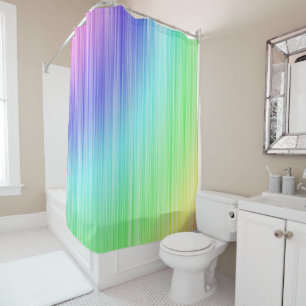 Shower Curtain Pastel Colourful