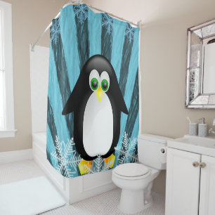 Shower Curtain Penguin
