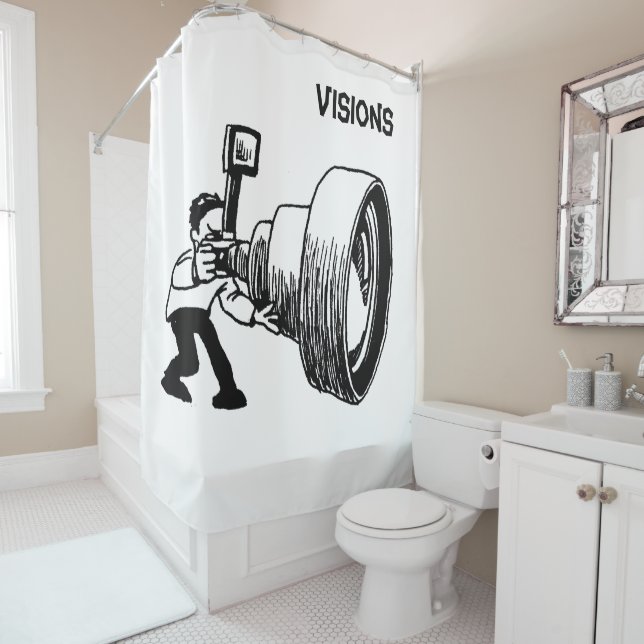 Shower Curtain Photography (In Situ)