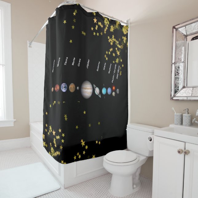 Shower Curtain Planets (In Situ)