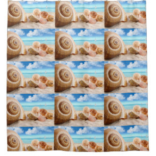 Shower Curtain/Seashells Curtain