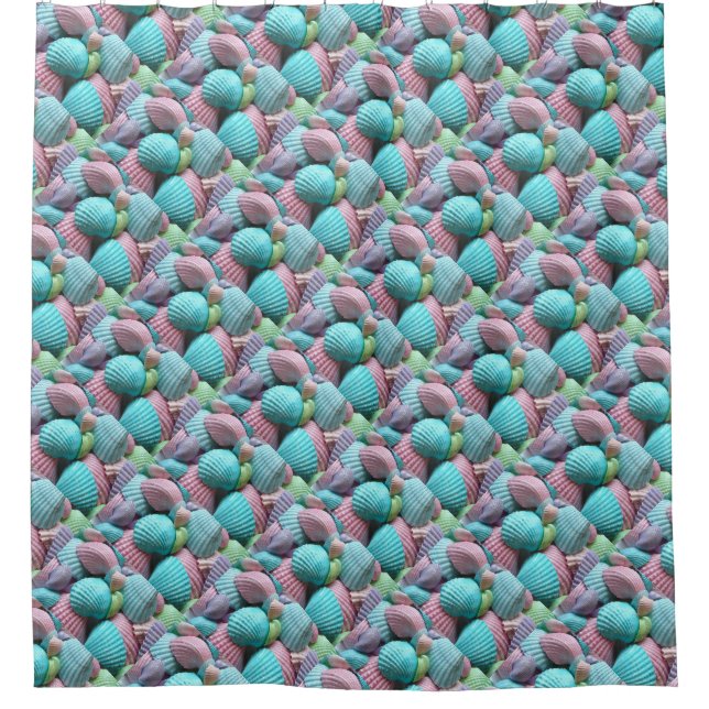Shower Curtain/Seashells Curtain (Front)