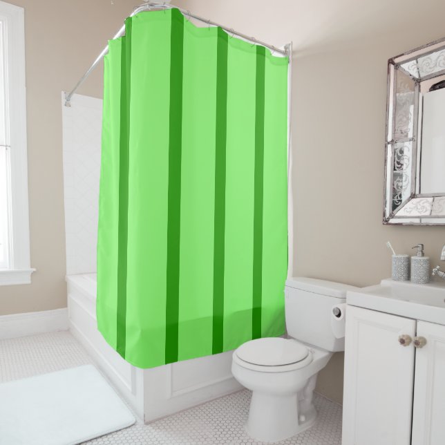 Shower Curtain Stripe (In Situ)
