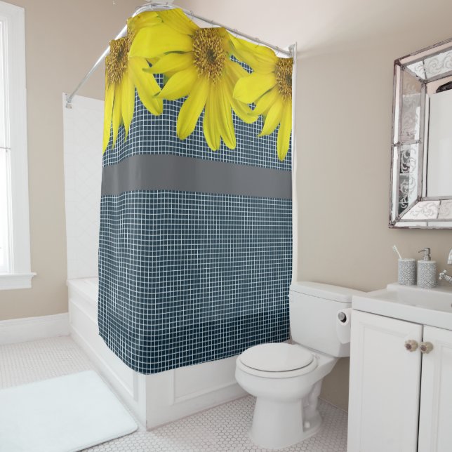 Shower Curtain Sunflower (In Situ)