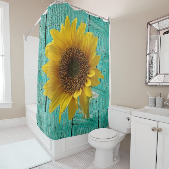 Shower Curtain Sunflower (In Situ)