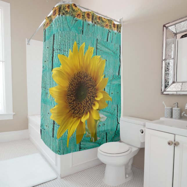Shower Curtain Sunflower (In Situ)