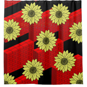 Shower Curtain Sunflower