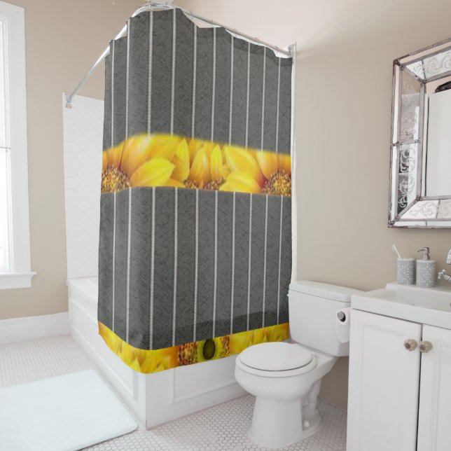Shower Curtain Sunflower (In Situ)