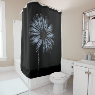 Shower curtain sunflowers