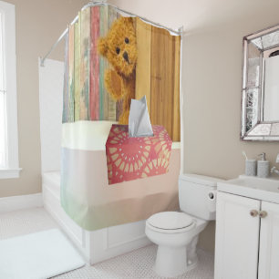 Shower Curtain Teddy Bear