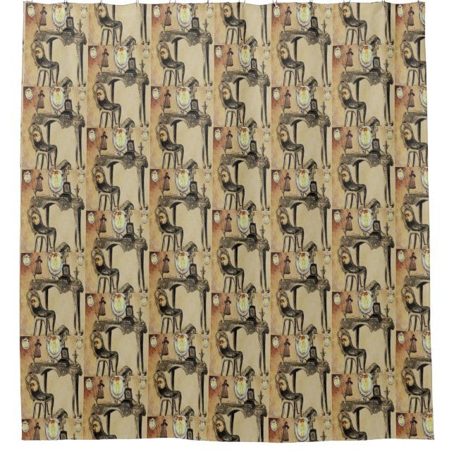 Shower Curtain Vintage (Front)