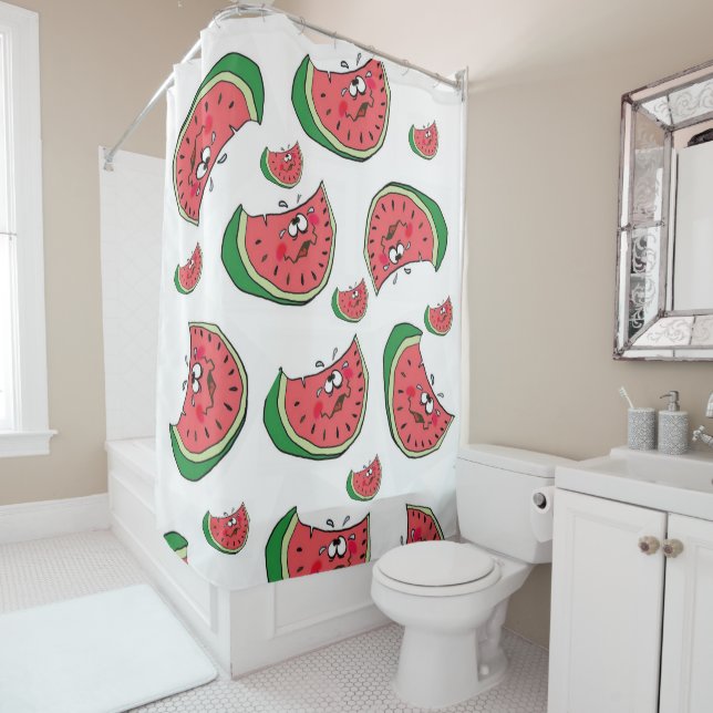 Shower Curtain Watermelon (In Situ)