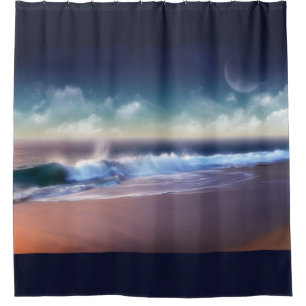 Shower Curtain/Waves on Beach Curtain