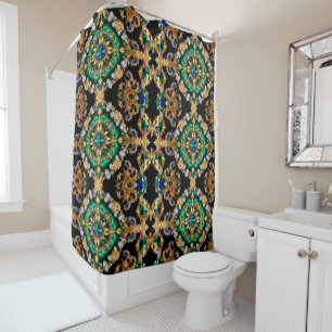  Shower Curtain with Brazilian Colours