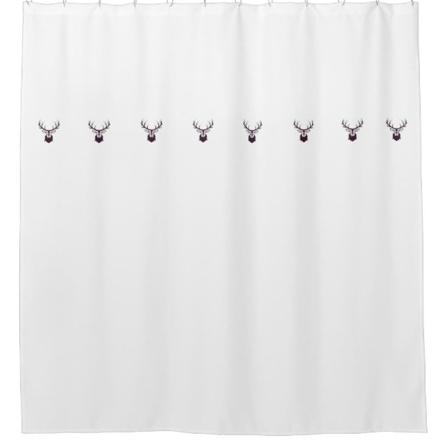 Shower curtain with deer / shower curtain (Front)