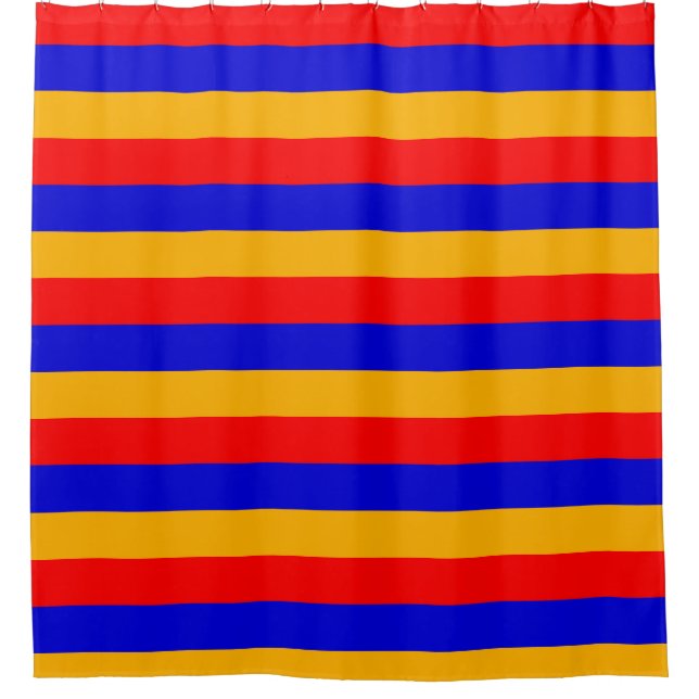Shower Curtain with Flag of Armenia (Front)