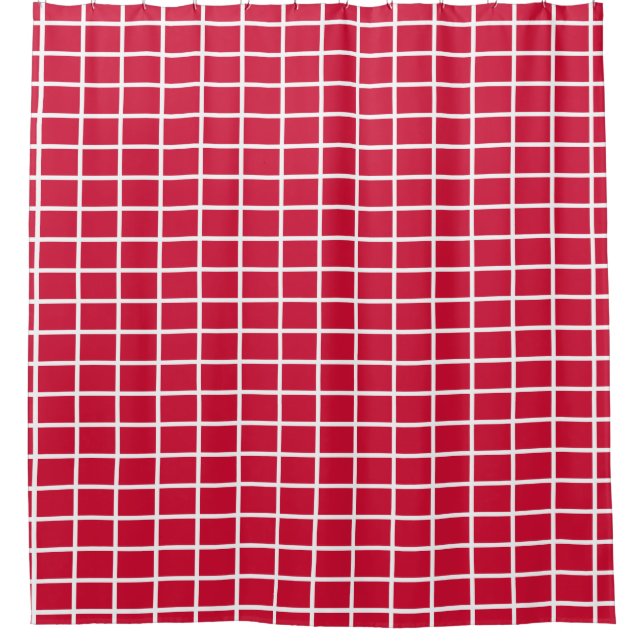 Shower Curtain with Flag of Denmark (Front)