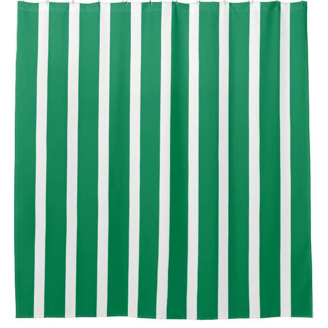 Shower Curtain with Flag of Nigeria (Front)