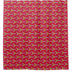 Shower Curtain with Flag of St. Louis, Missouri