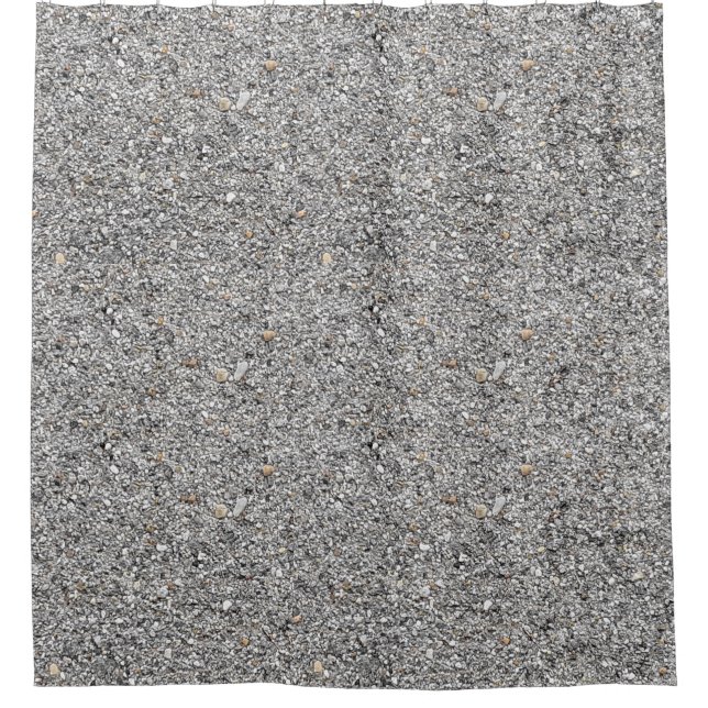Shower Curtain with Grey-speckled Design  (Front)