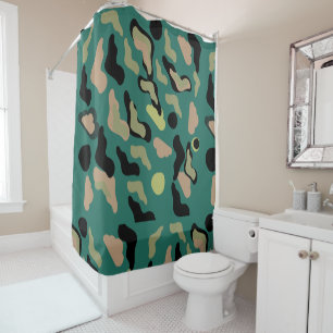 Shower Curtain With shapes  