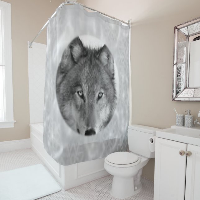 Shower curtain Wolves (In Situ)