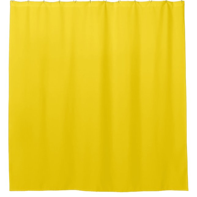 Shower Curtain Yellow (Front)