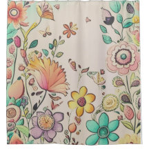 Shower Curtains Flower Curtain