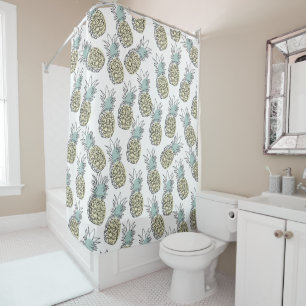 Shower Curtains Pineapple