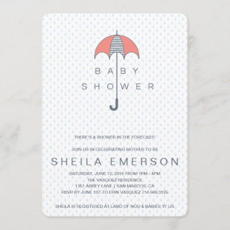 Shower In The Forecast Baby Shower Invitation