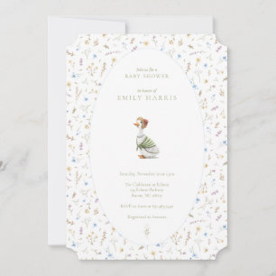 Shower invitation - storybook blue