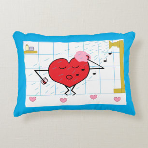 Shower Love: Blue Decorative Cushion