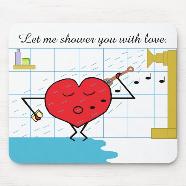 Shower Love Flows: Mouse Mat (Front)