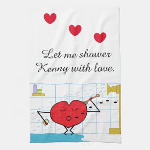 Shower Love Flows: Tea Towel